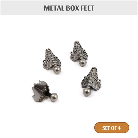 Metal box feet (set of 4), HD32 